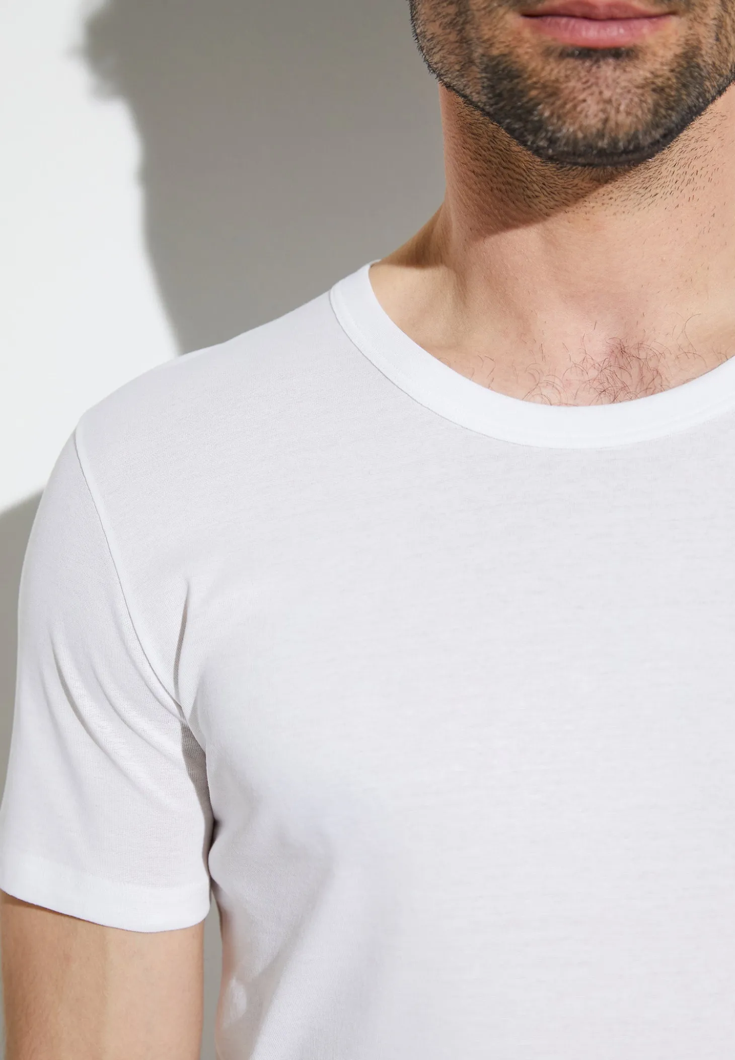 Homme Zimmerli Business ClassT-Shirt à manches courtes - white