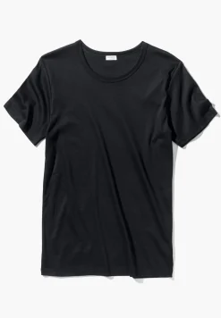 Homme Zimmerli Business ClassT-Shirt à manches courtes - black
