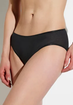 Femme Zimmerli Cotton de LuxeSlip - black