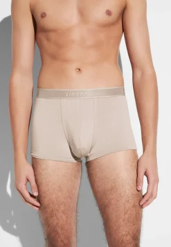 Homme Zimmerli Cozy ComfortBoxer Trunk - travertin