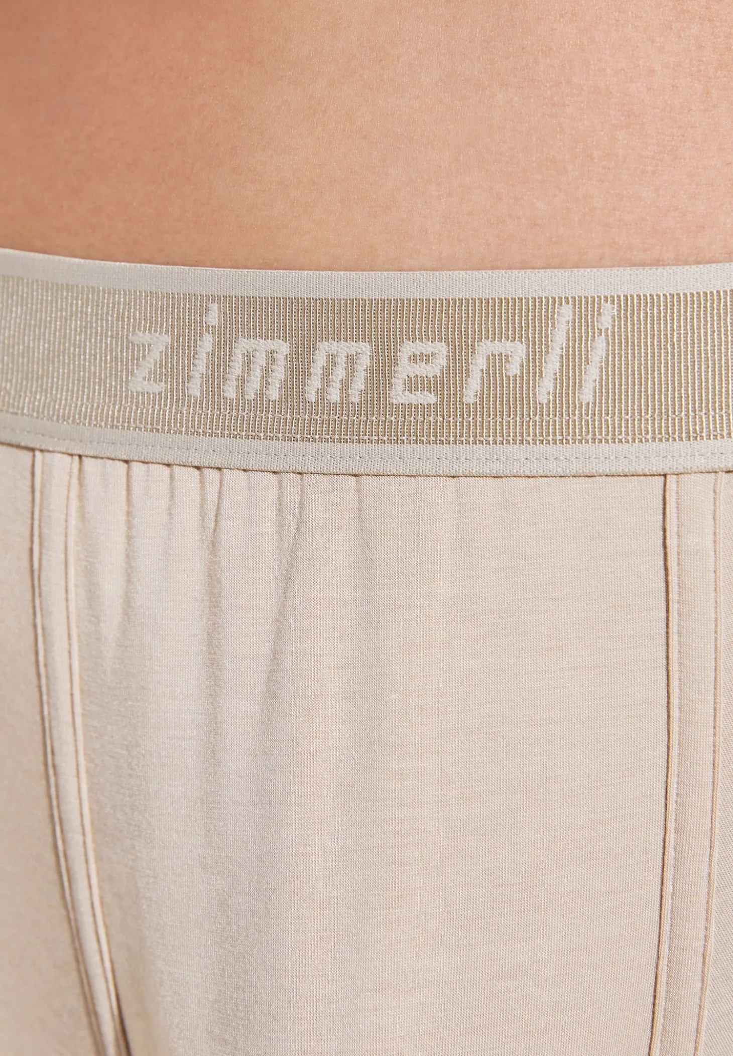 Homme Zimmerli Cozy ComfortBoxer Trunk - travertin