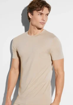 Homme Zimmerli Cozy ComfortT-Shirt à manches courtes - travertin
