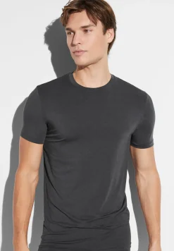 Homme Zimmerli Cozy ComfortT-Shirt à manches courtes - raven