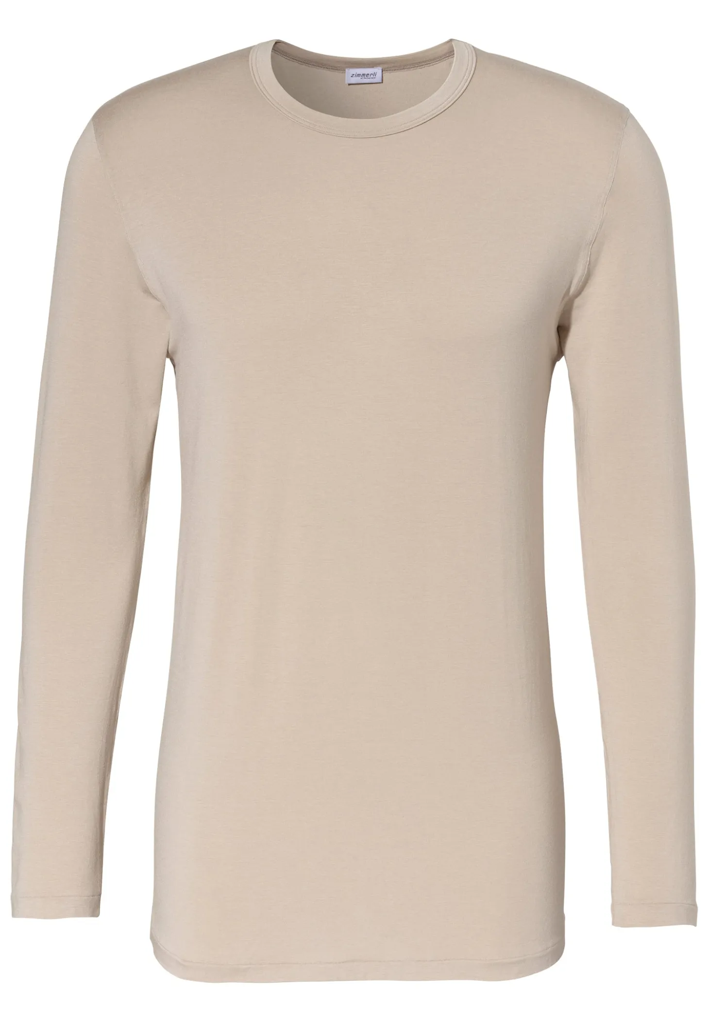 Homme Zimmerli Cozy ComfortT-Shirt à manches longues - travertin