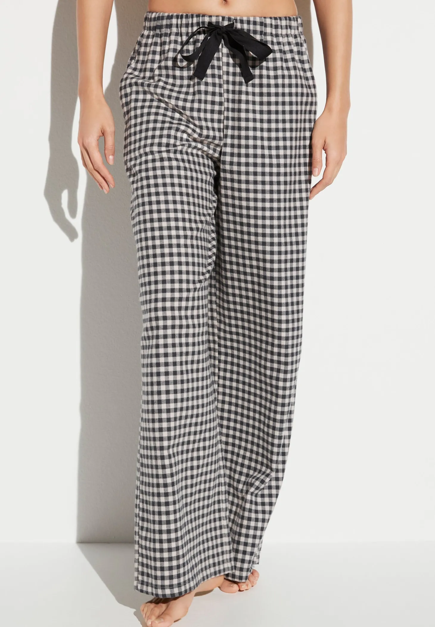 Femme Zimmerli Cozy FlannelPantalon - oat check