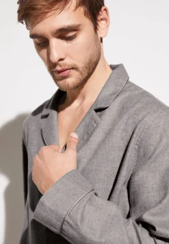 Homme Zimmerli Cozy FlannelPyjama lang - grau