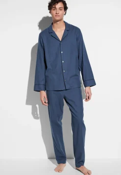 Homme Zimmerli Cozy FlannelPyjama longues - navy