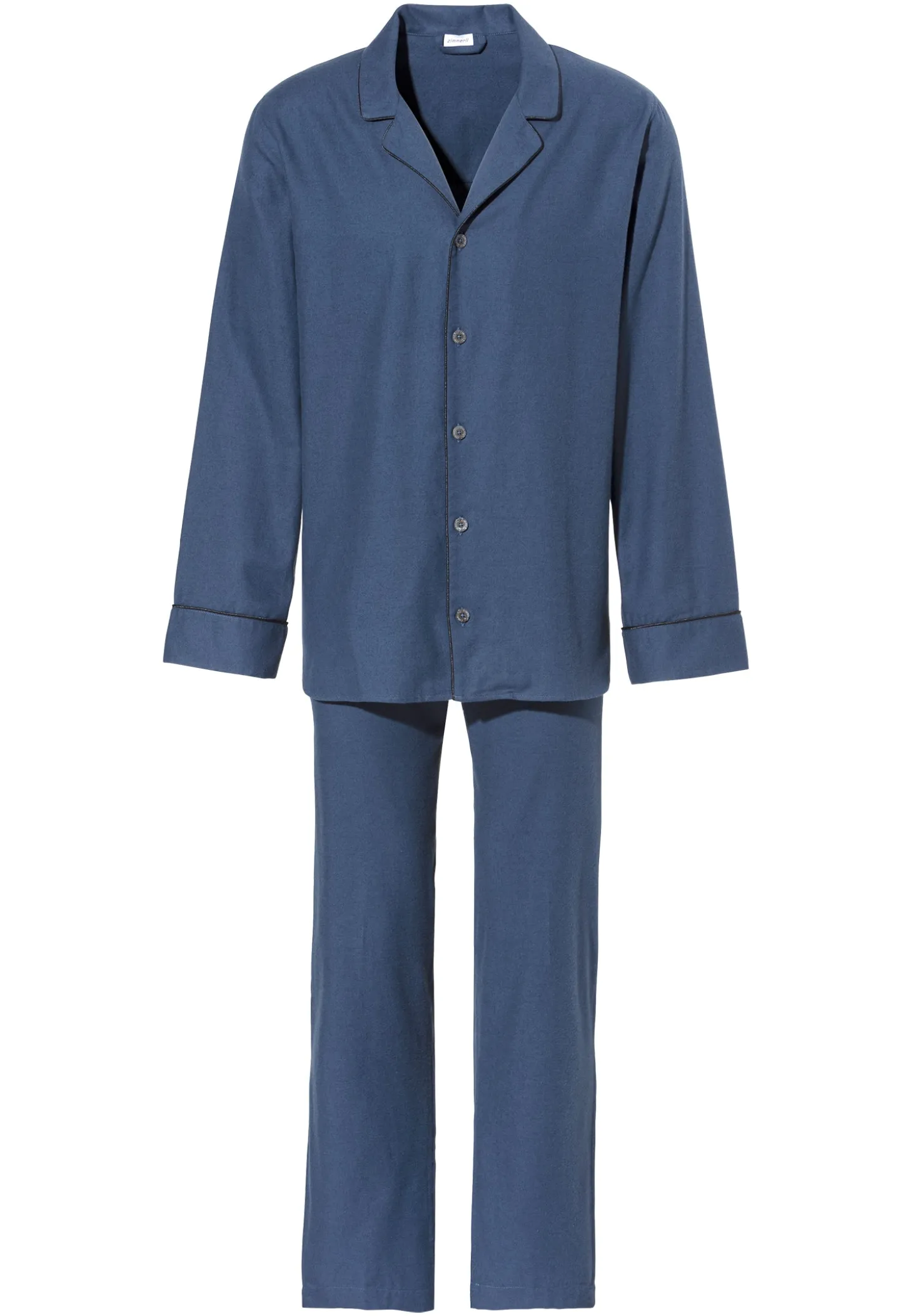 Homme Zimmerli Cozy FlannelPyjama longues - navy