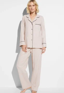 Femme Zimmerli Cozy FlannelPyjama longues - oat