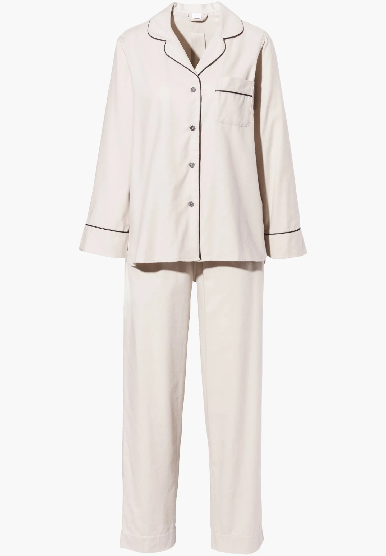 Femme Zimmerli Cozy FlannelPyjama longues - oat