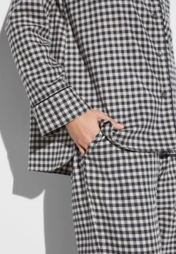 Femme Zimmerli Cozy FlannelPyjama longues - oat check