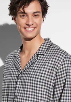 Homme Zimmerli Cozy FlannelPyjama longues - oat check