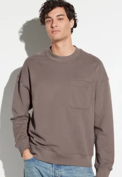 Homme Zimmerli Cozy LoungePull-over - teak wood