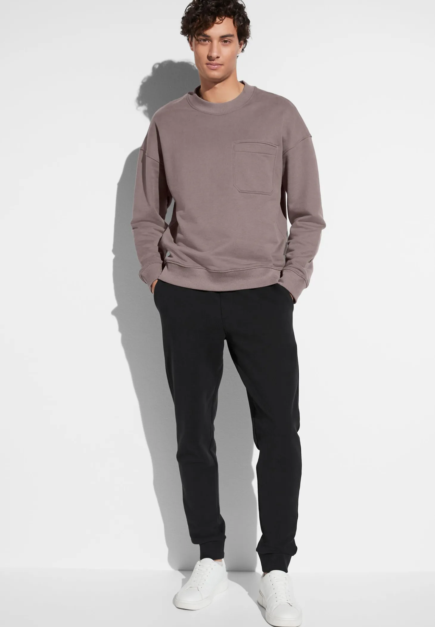 Homme Zimmerli Cozy LoungePull-over - teak wood