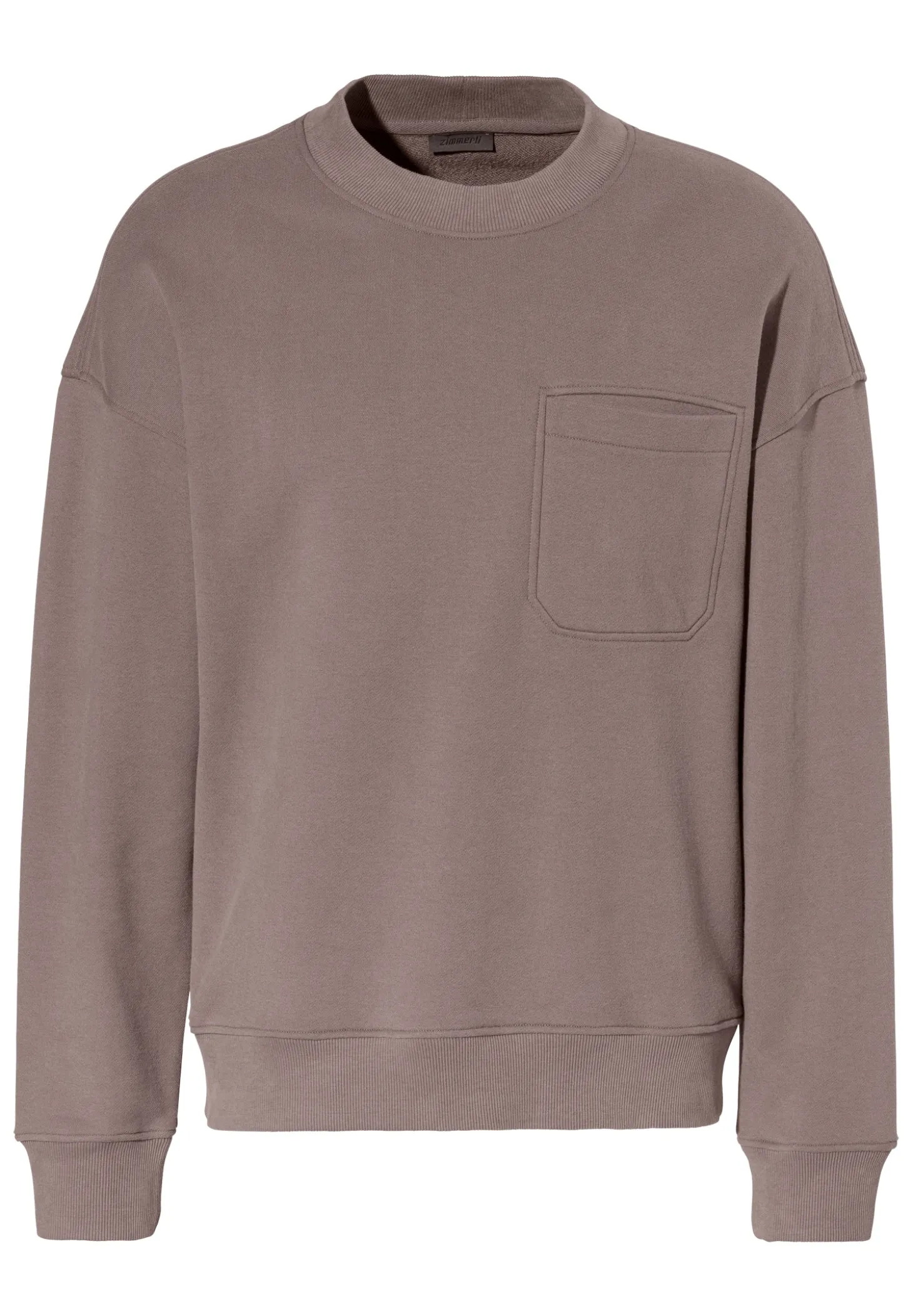Homme Zimmerli Cozy LoungePull-over - teak wood