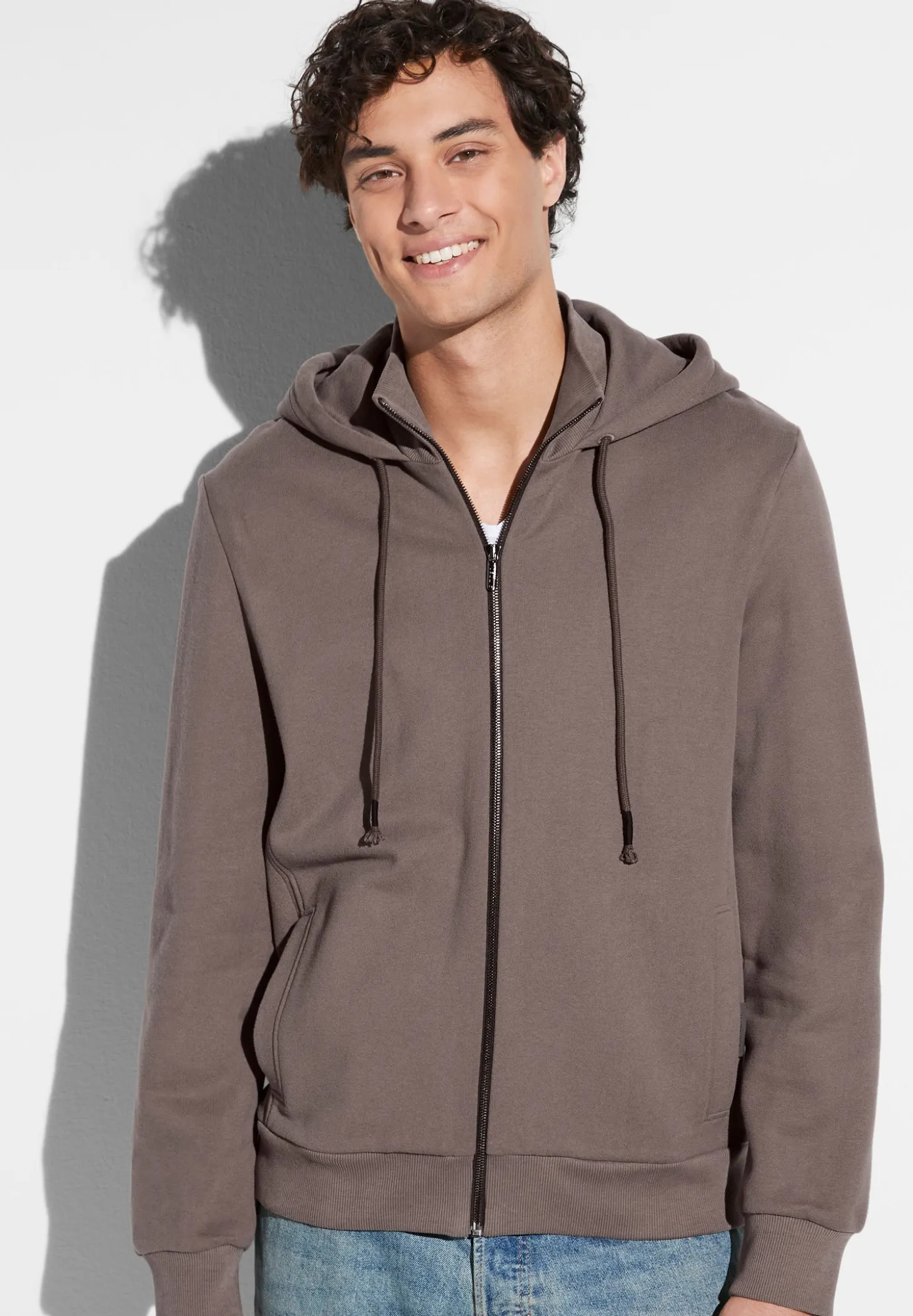Homme Zimmerli Cozy LoungeVeston - teak wood