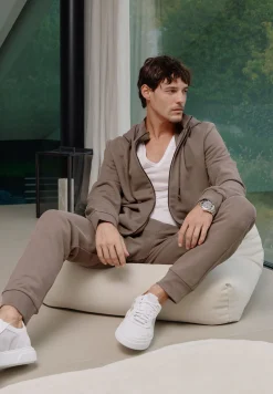 Homme Zimmerli Cozy LoungeVeston - teak wood
