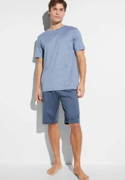 Homme Zimmerli FilodiscoziaPyjama court - blue