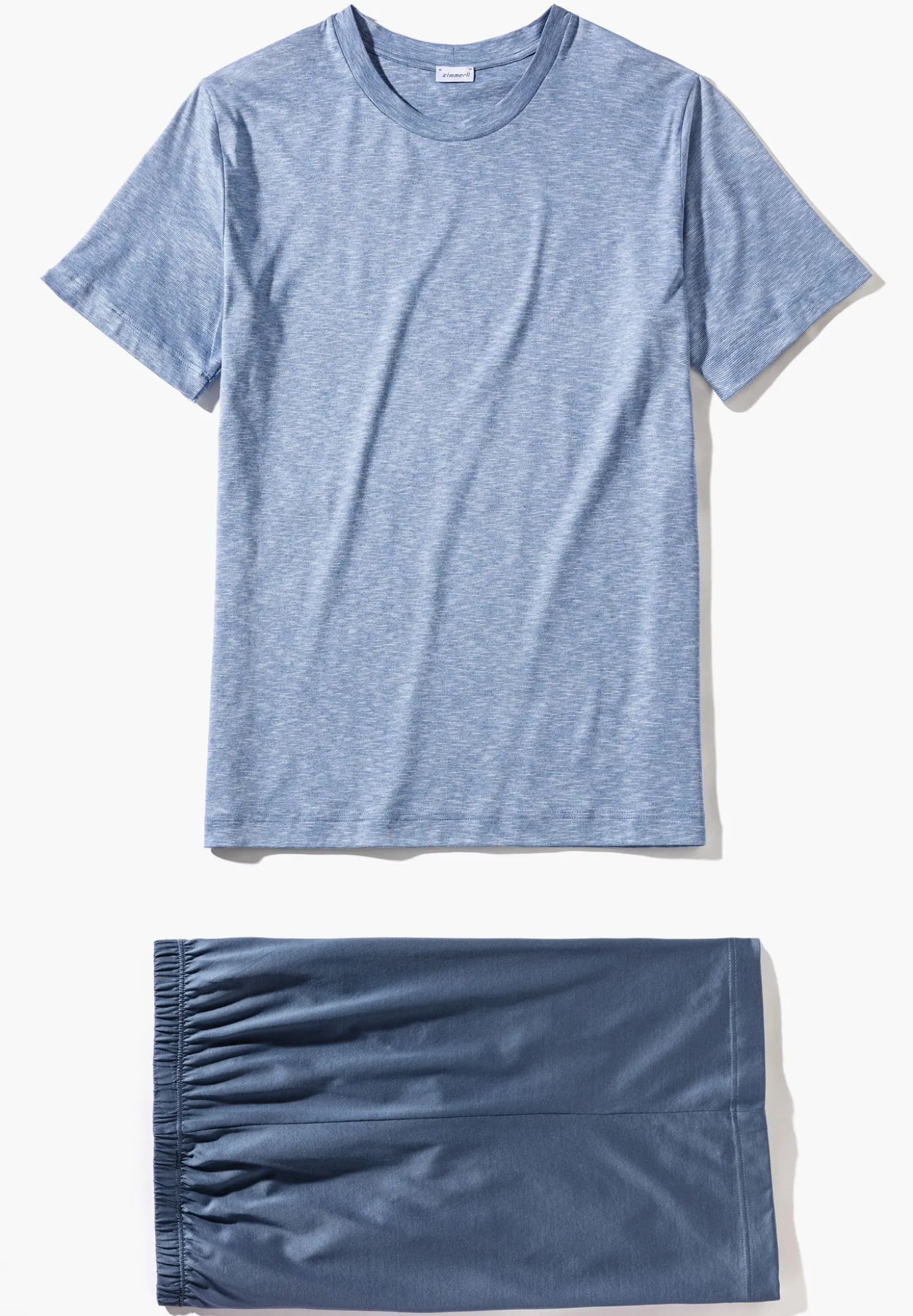 Homme Zimmerli FilodiscoziaPyjama court - blue
