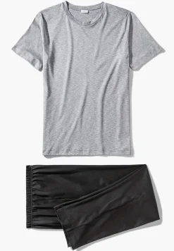 Homme Zimmerli FilodiscoziaPyjama longue à manches courtes - espresso