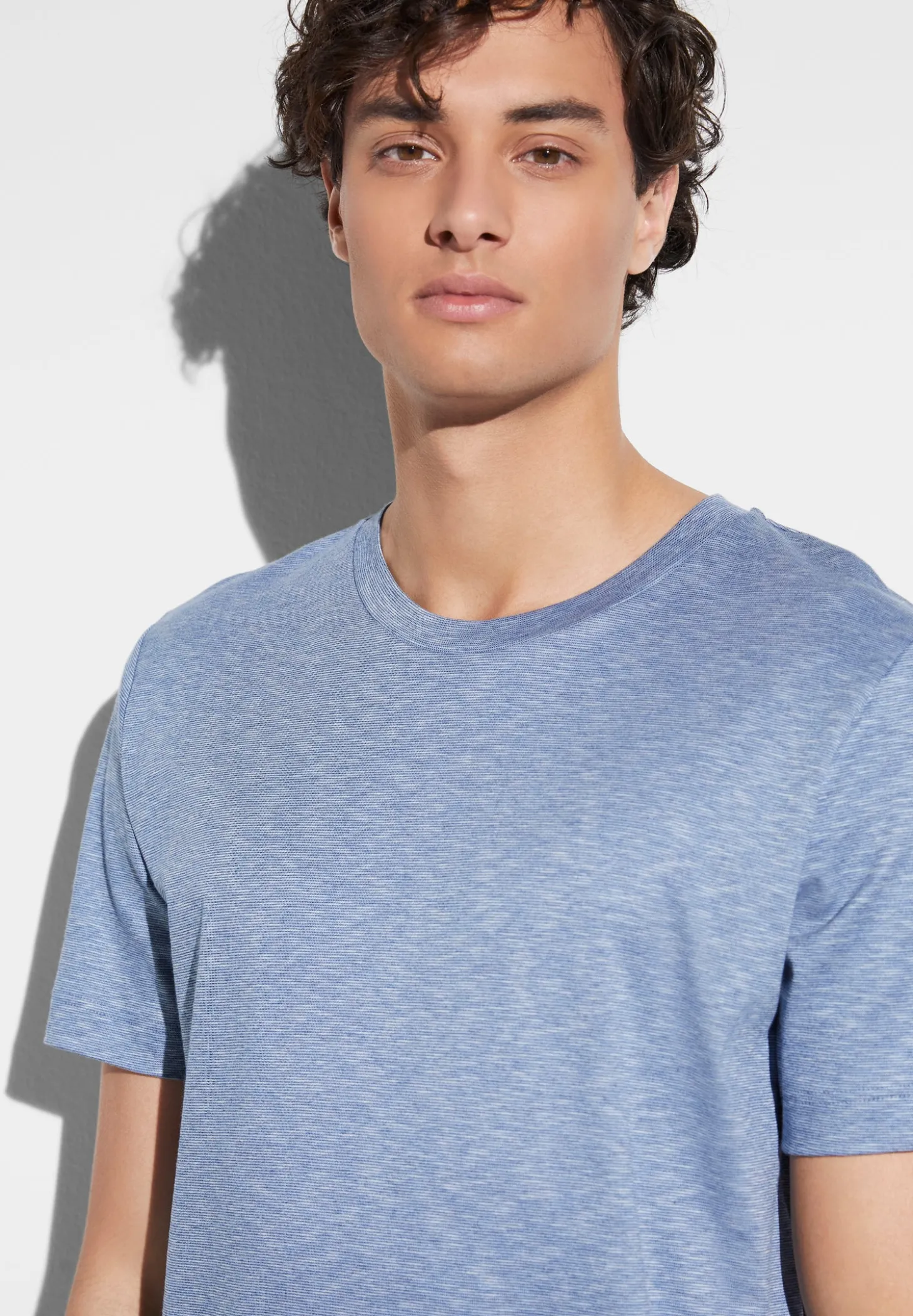 Homme Zimmerli FilodiscoziaPyjama longue à manches courtes - blue
