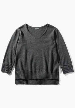 Femme Zimmerli Luxury CashmerePull-over - anthrazit