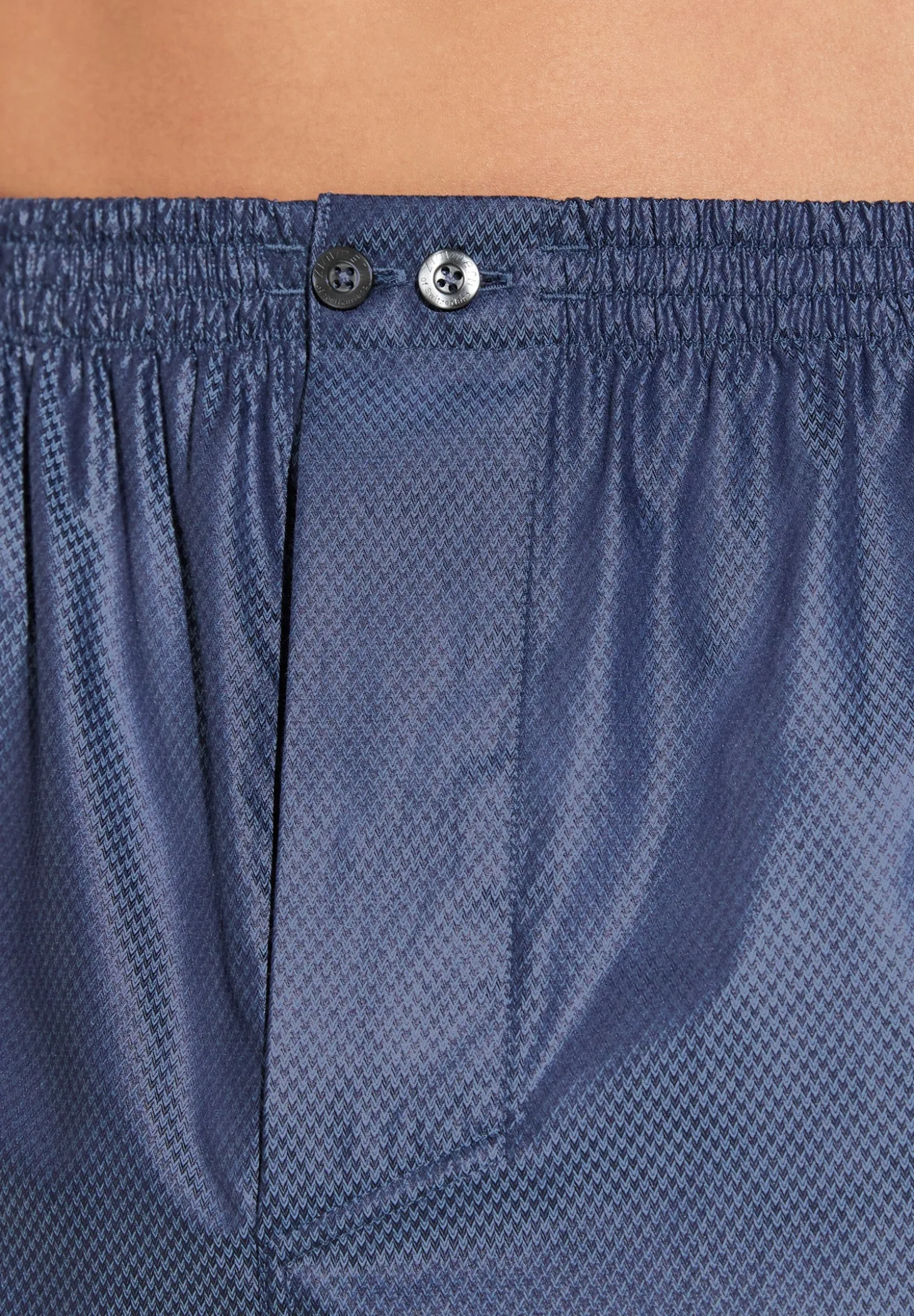Homme Zimmerli Luxury JacquardBoxer Shorts - dark blue