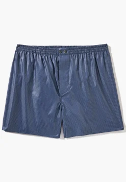 Homme Zimmerli Luxury JacquardBoxer Shorts - dark blue