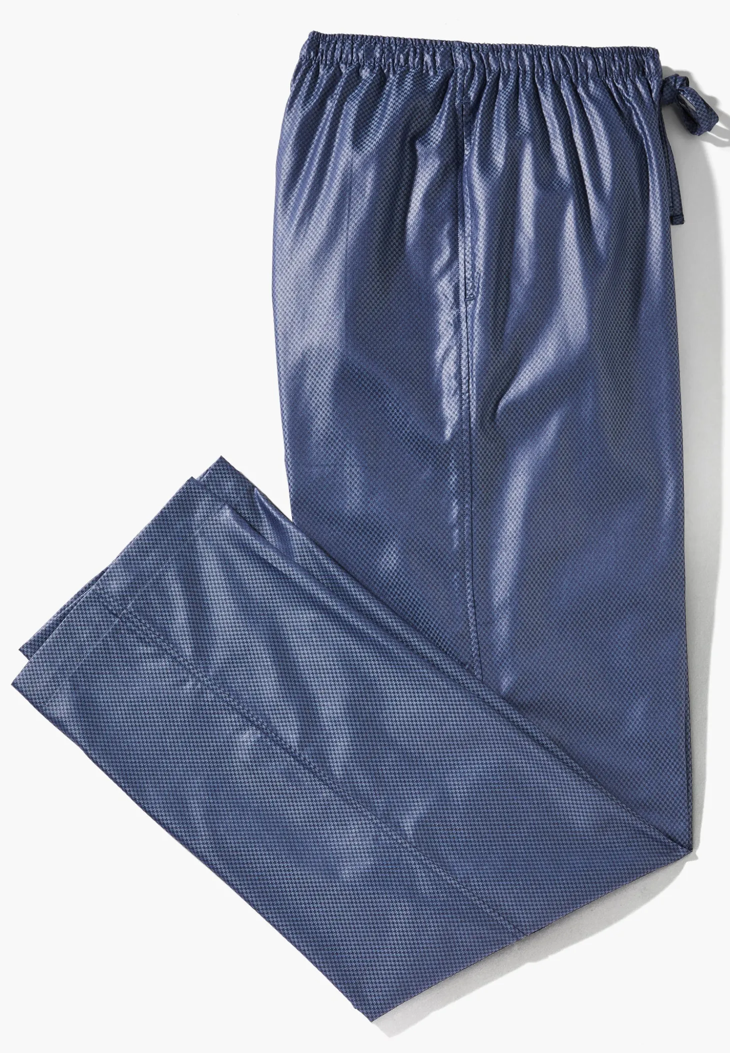 Homme Zimmerli Luxury JacquardHose lang - dark blue