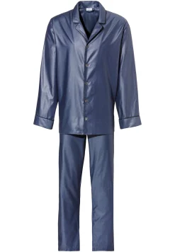 Homme Zimmerli Luxury JacquardPyjama lang - dark blue