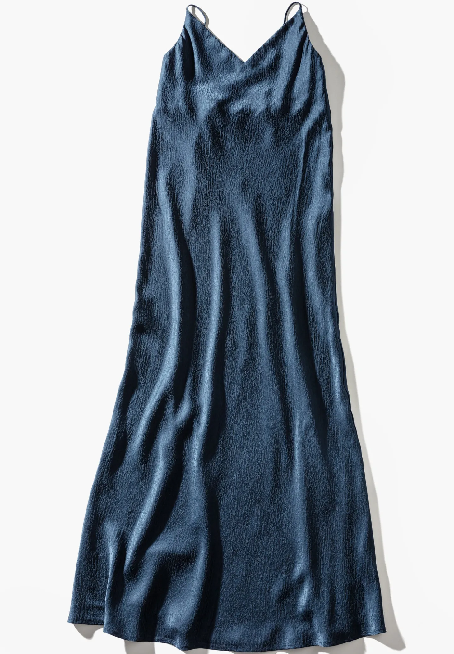 Femme Zimmerli Luxury SilkChemise de nuit bretelles spaghetti - midnight navy
