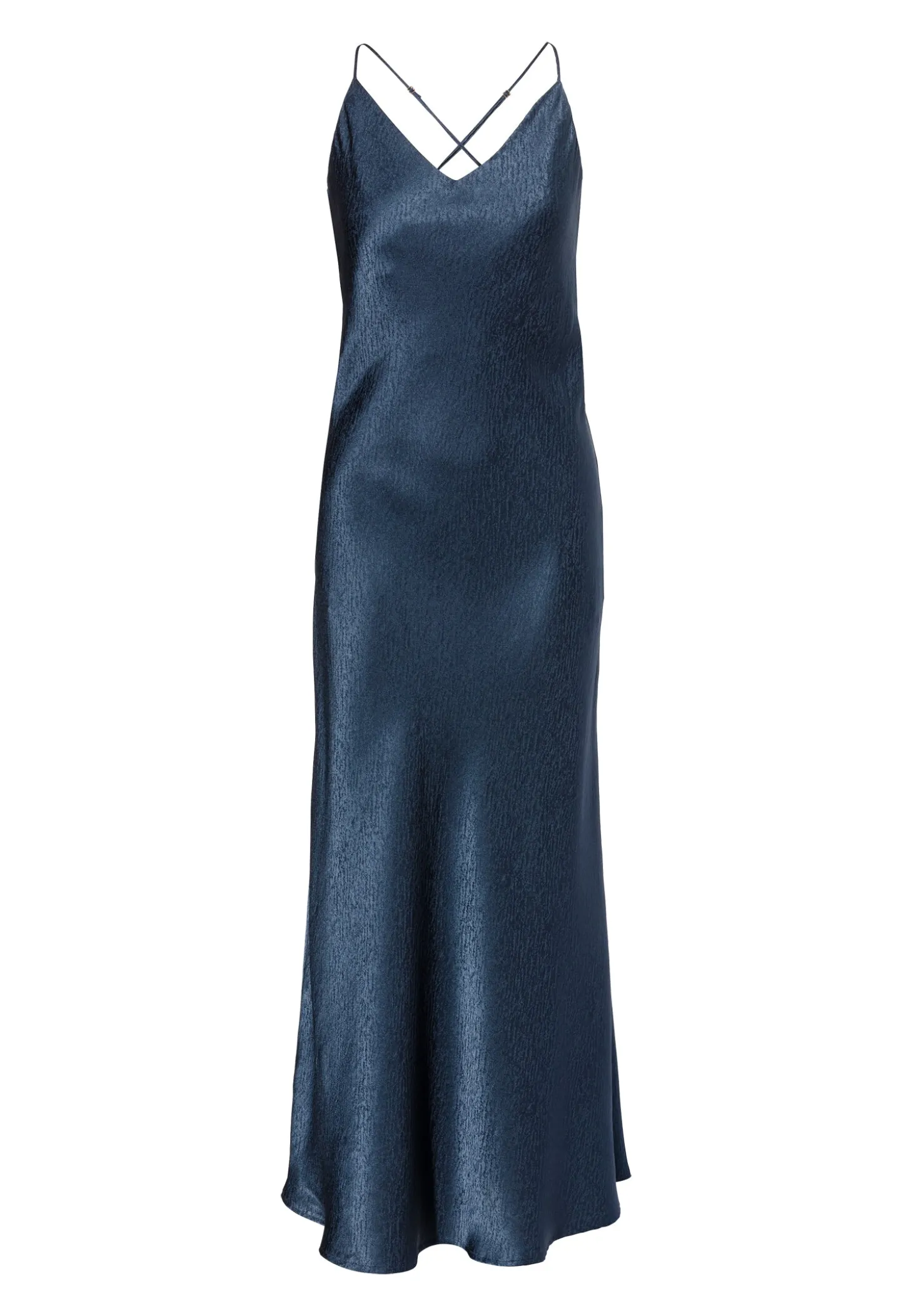 Femme Zimmerli Luxury SilkChemise de nuit bretelles spaghetti - midnight navy