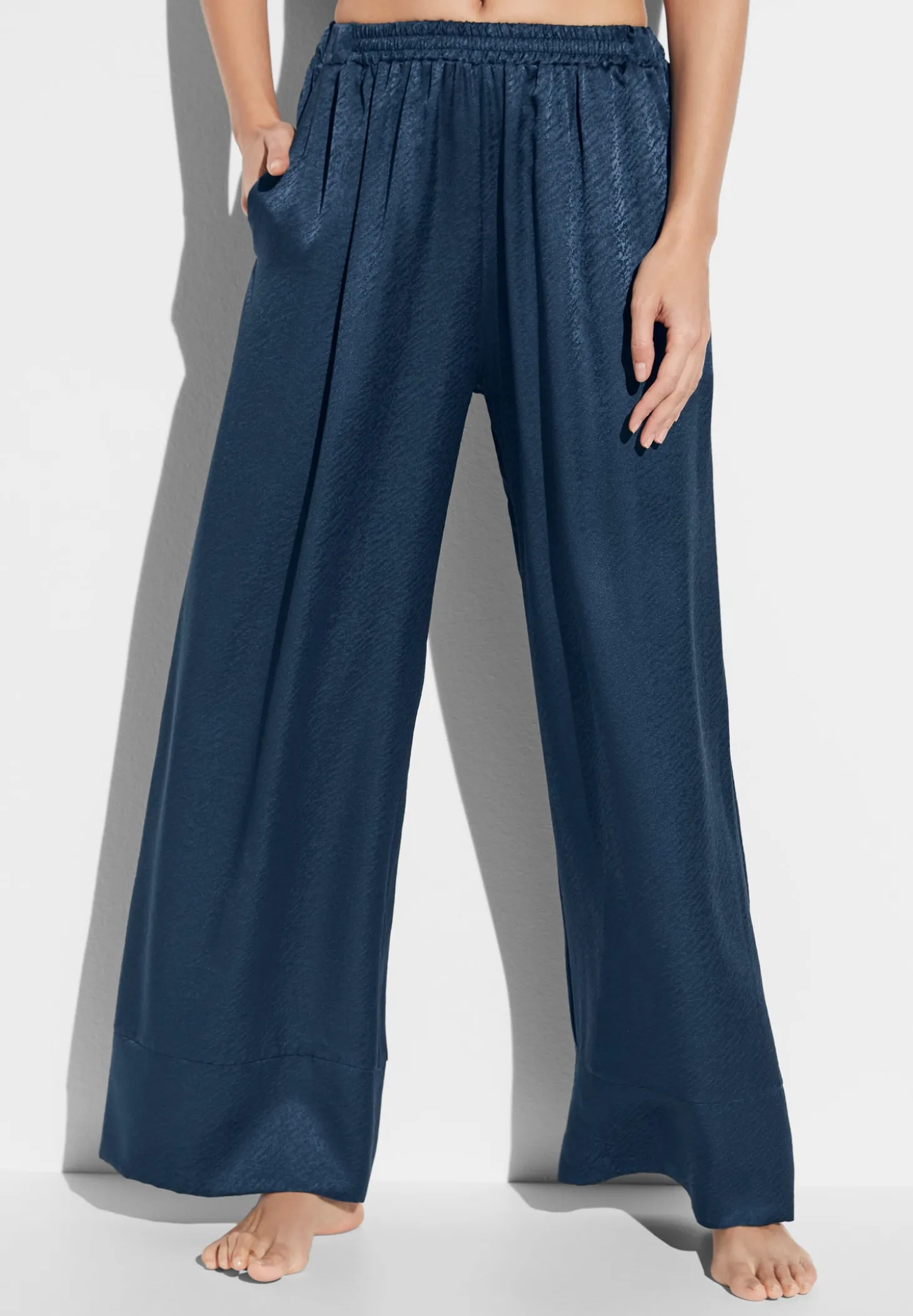 Femme Zimmerli Luxury SilkPantalon - midnight navy