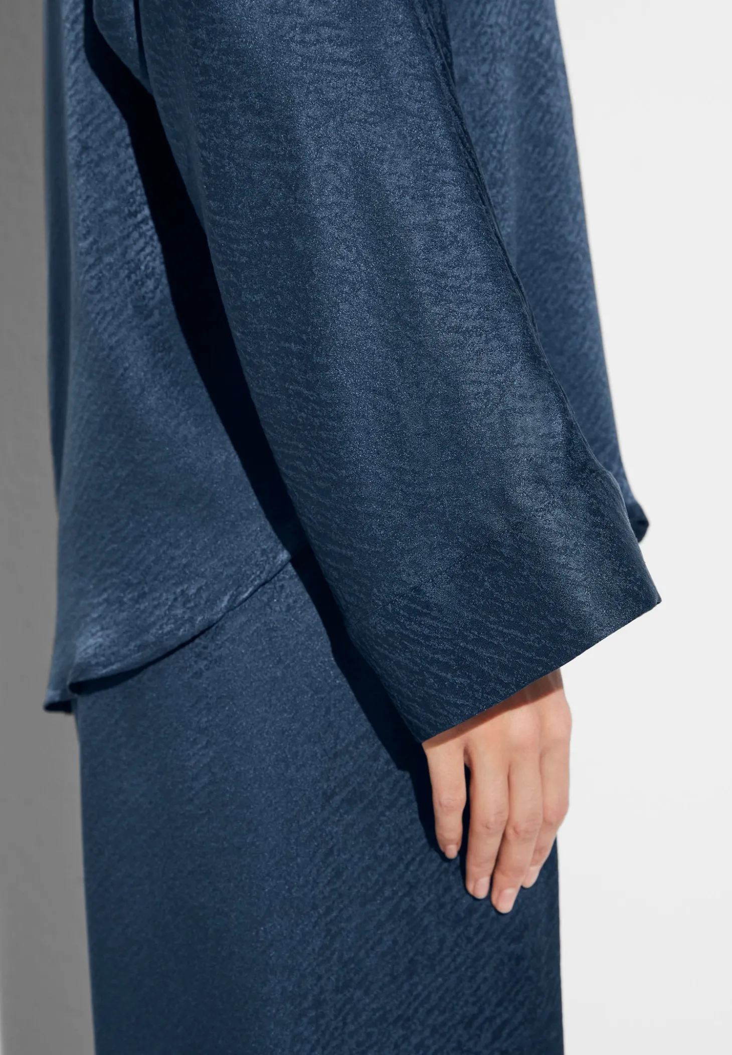 Femme Zimmerli Luxury SilkPyjama longues - midnight navy