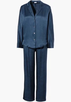 Femme Zimmerli Luxury SilkPyjama longues - midnight navy