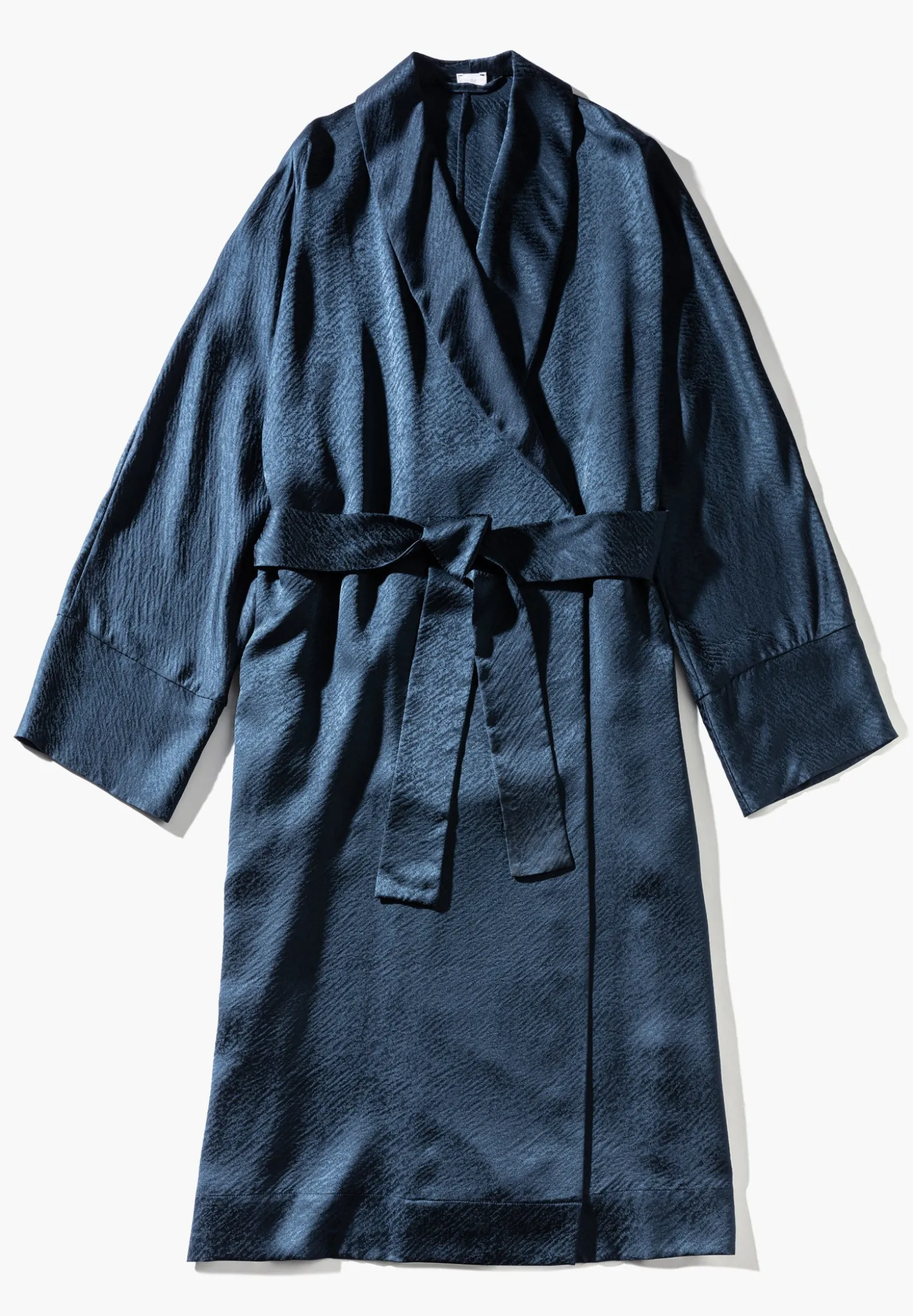 Femme Zimmerli Luxury SilkRobe de chambre longue - midnight navy