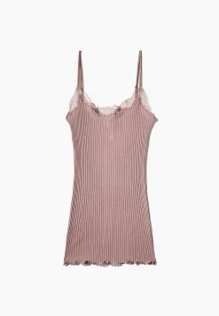 Femme Zimmerli Maude PrivéCaraco fines bretelles - mauve