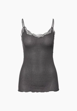 Femme Zimmerli Maude PrivéCaraco fines bretelles - graphite grey