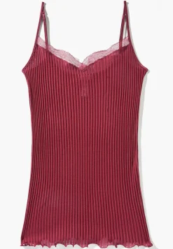 Femme Zimmerli Maude PrivéCaraco fines bretelles - cranberry