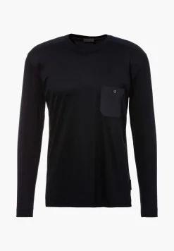 Homme Zimmerli Modern LoungeT-Shirt à manches longues - midnight
