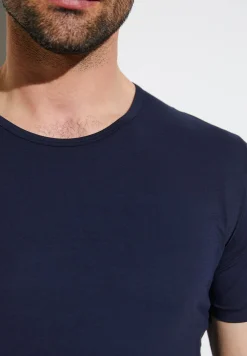Homme Zimmerli Pure ComfortT-Shirt à manches courtes - navy