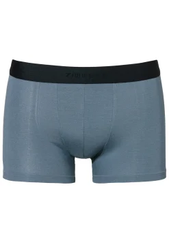 Homme Zimmerli PurenessBoxer Trunk - blue slate