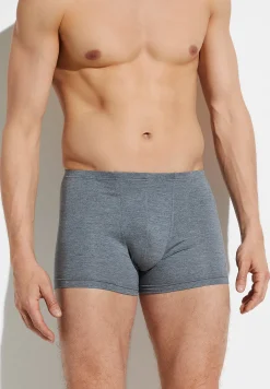Homme Zimmerli PurenessBoxer Trunk, taille étroite - grey mélange