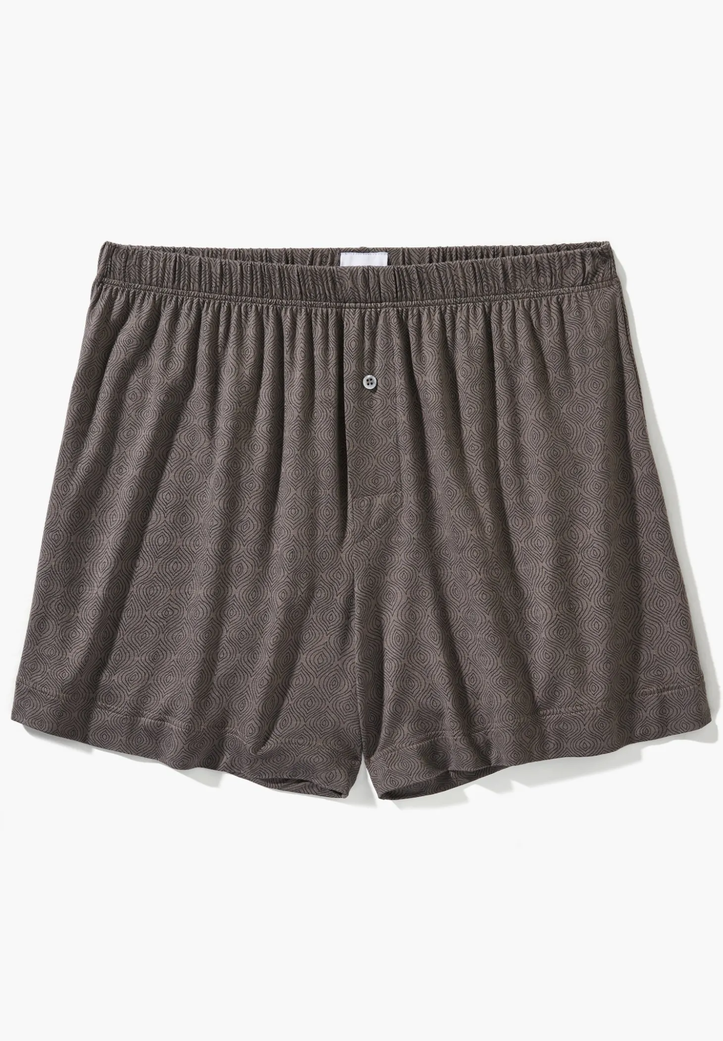 Homme Zimmerli Pureness PrintBoxer - linear geo brown