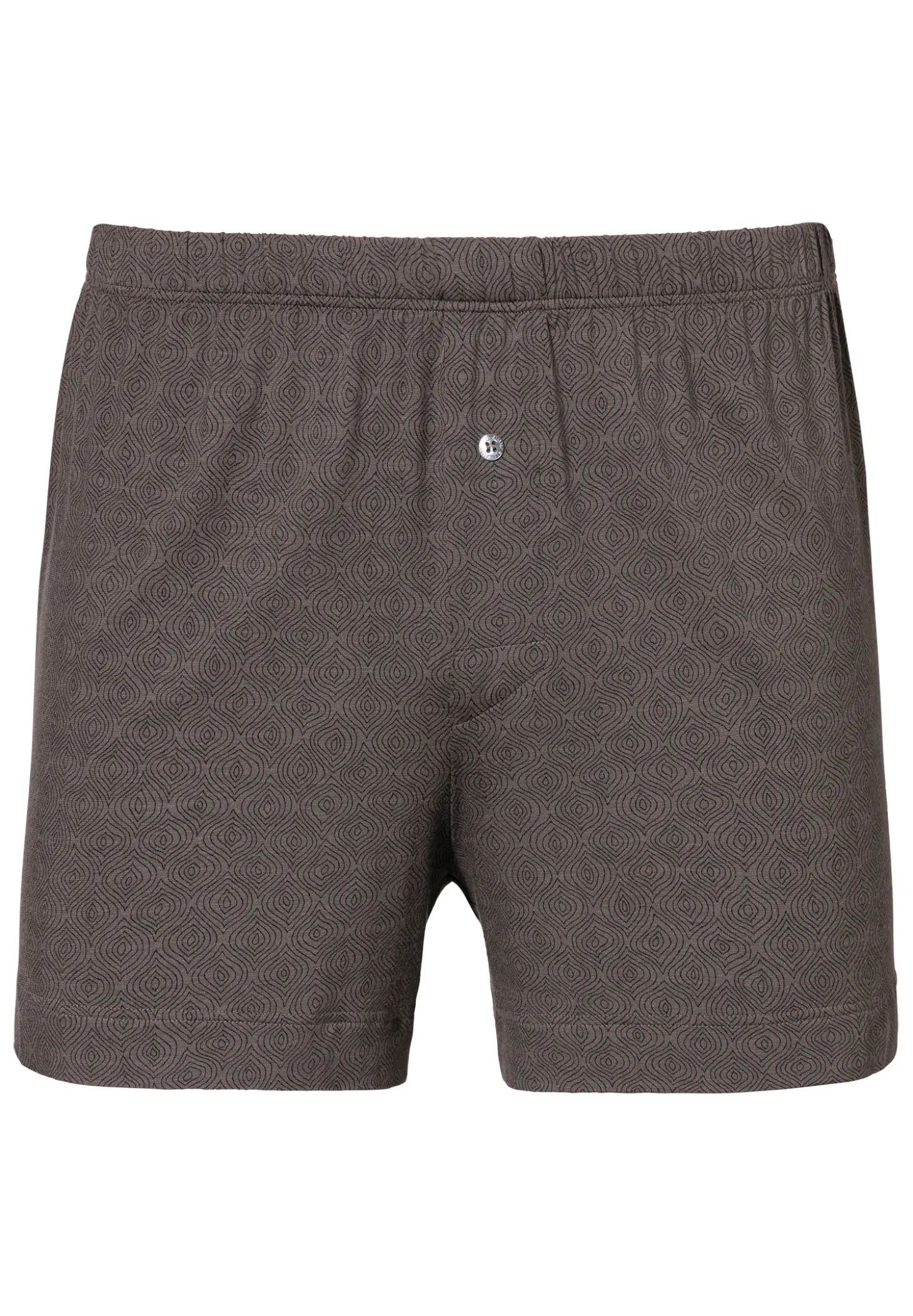 Homme Zimmerli Pureness PrintBoxer - linear geo brown