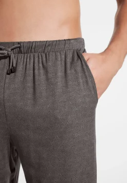 Homme Zimmerli Pureness PrintPantalon - linear geo brown