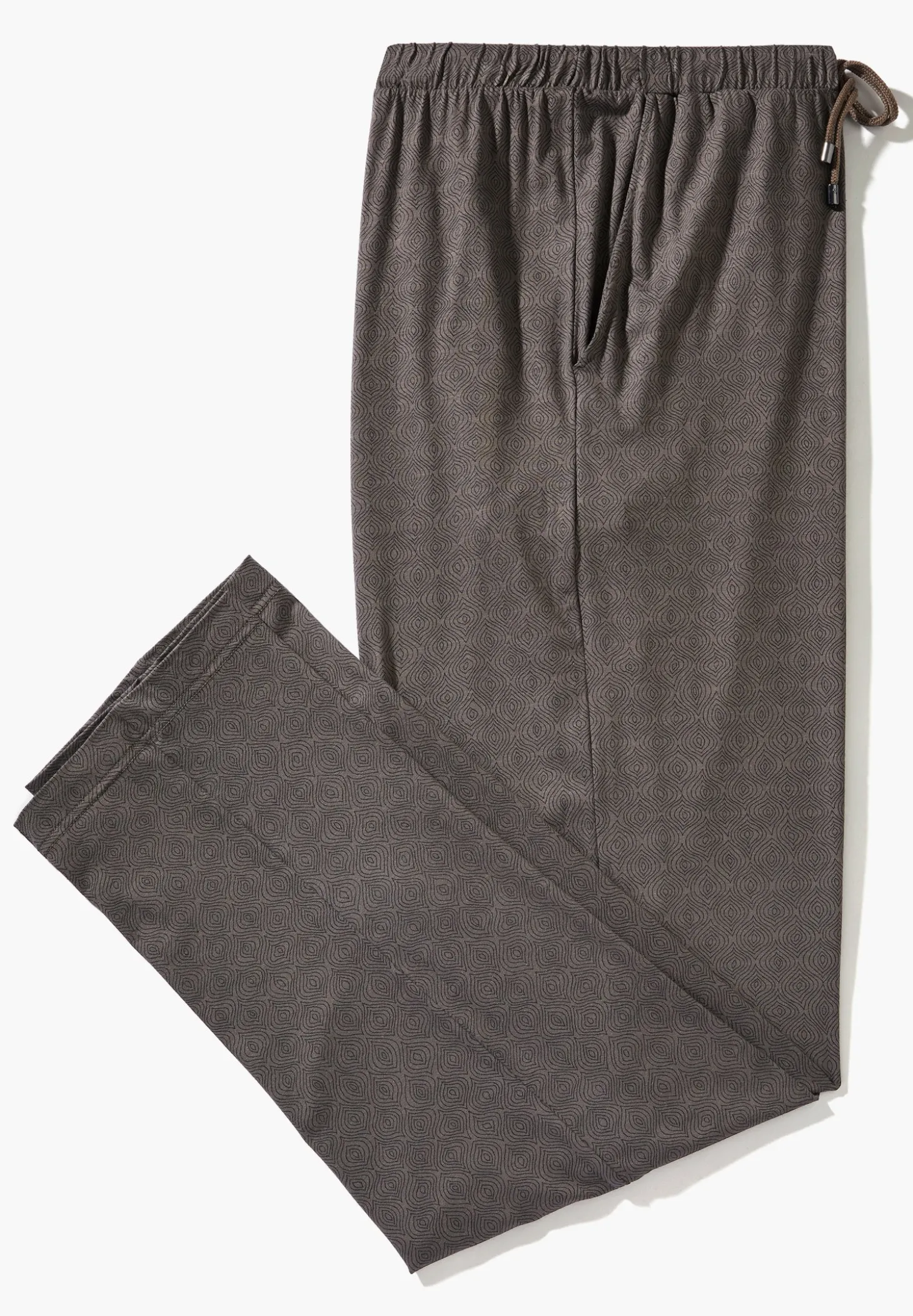 Homme Zimmerli Pureness PrintPantalon - linear geo brown