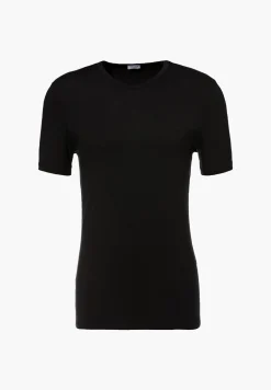 Homme Zimmerli PurenessT-Shirt à manches courtes col en V - black