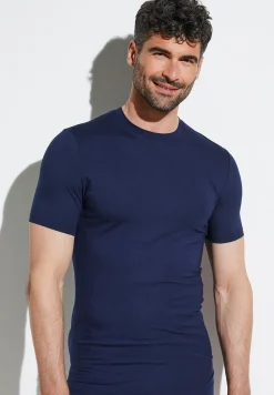 Homme Zimmerli PurenessT-Shirt à manches courtes - navy