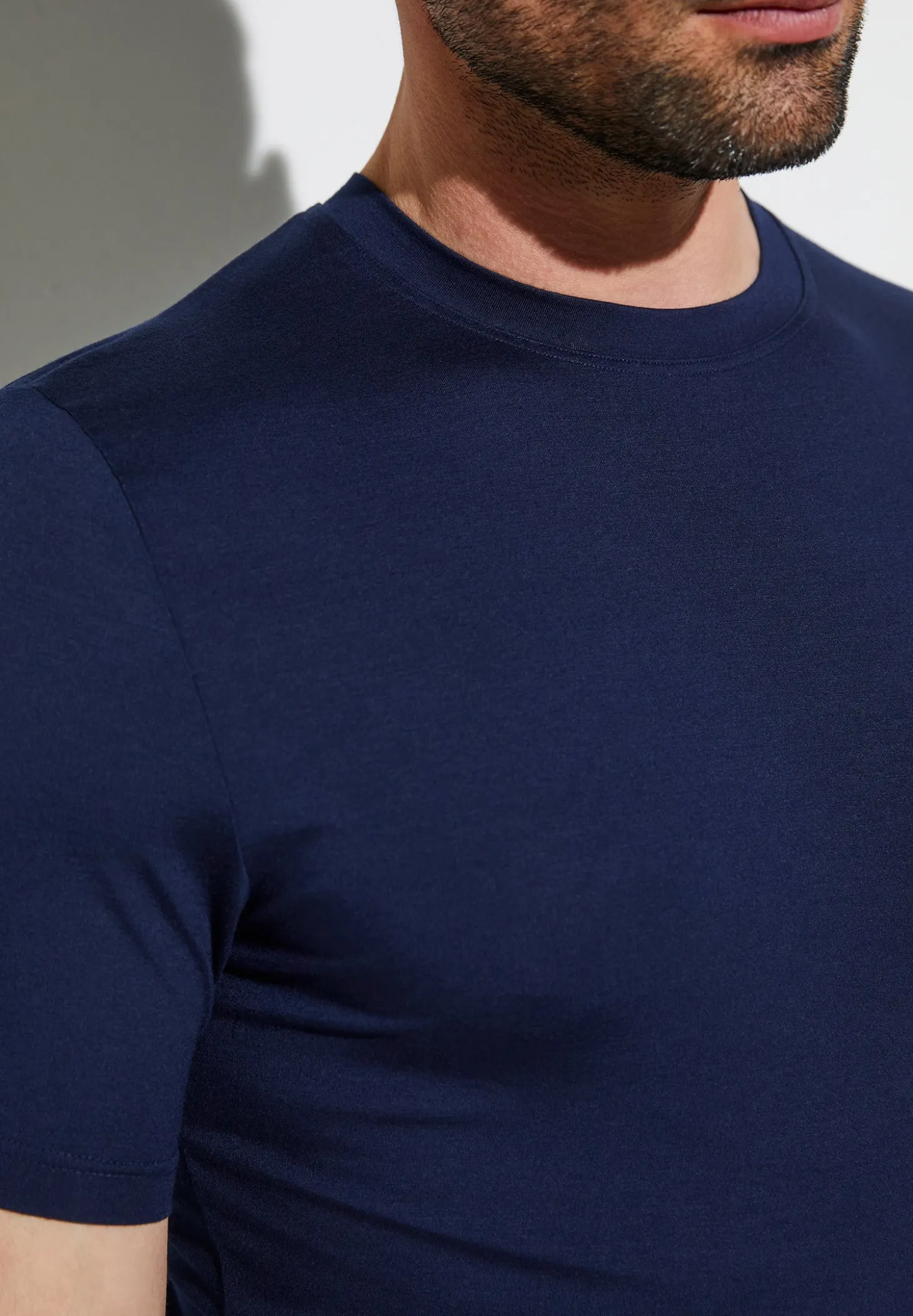 Homme Zimmerli PurenessT-Shirt à manches courtes - navy